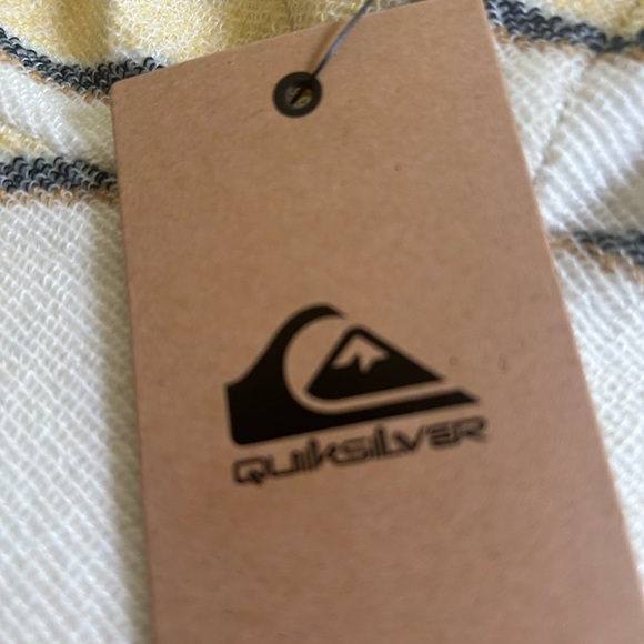 NWT Quick Silver The Great Otway Striped Cotton Hoodie Big Boys XL 18-20 Unisex - Picture 3 of 13